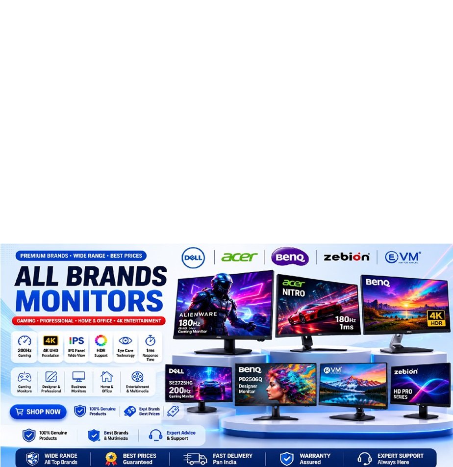 Dell, BenQ, Acer, Zebion & Many More Brands