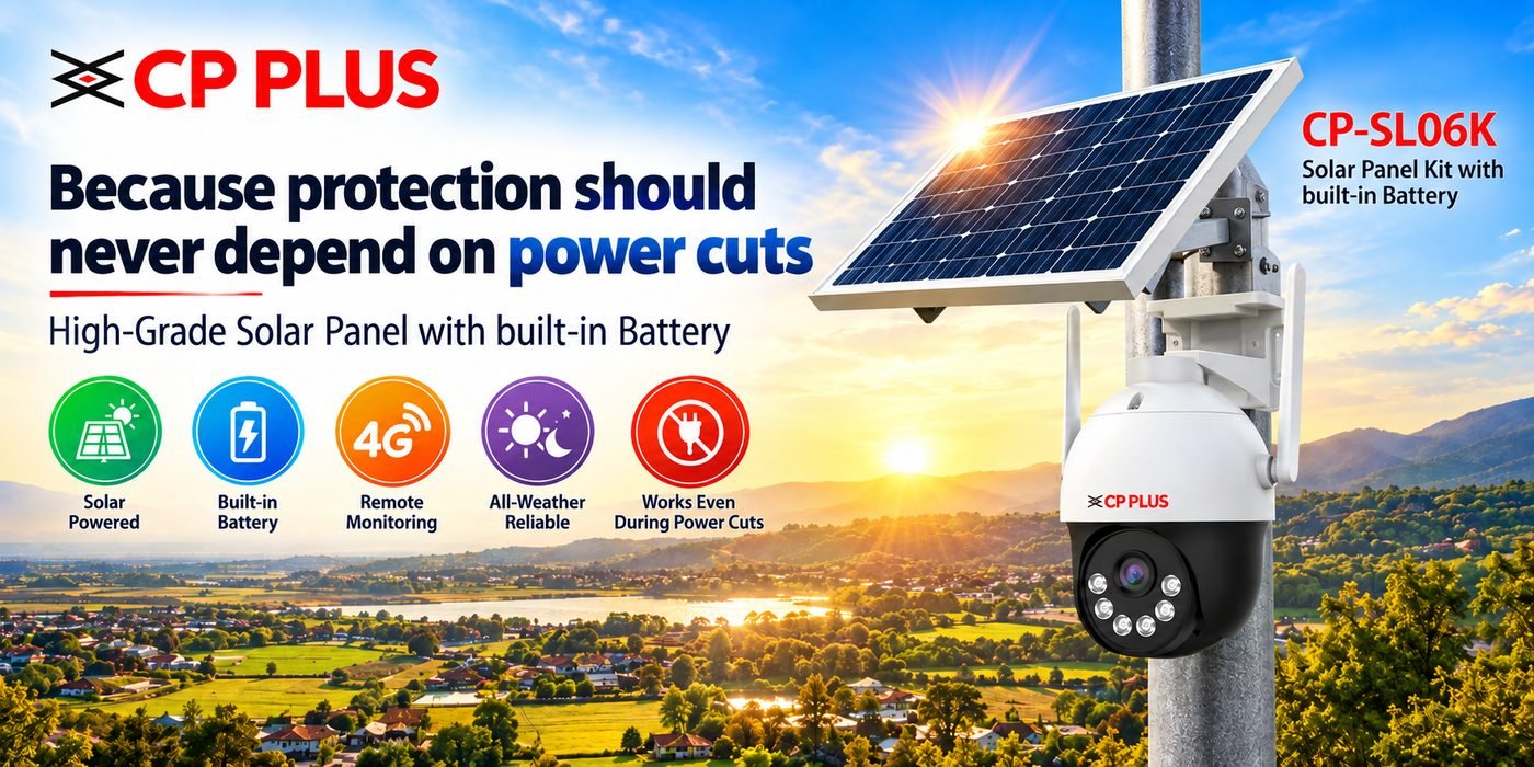 CP PLUS CP-SL06K 30W Monocrystalline Solar Panel Kit with Built-in 76.8Wh Battery
