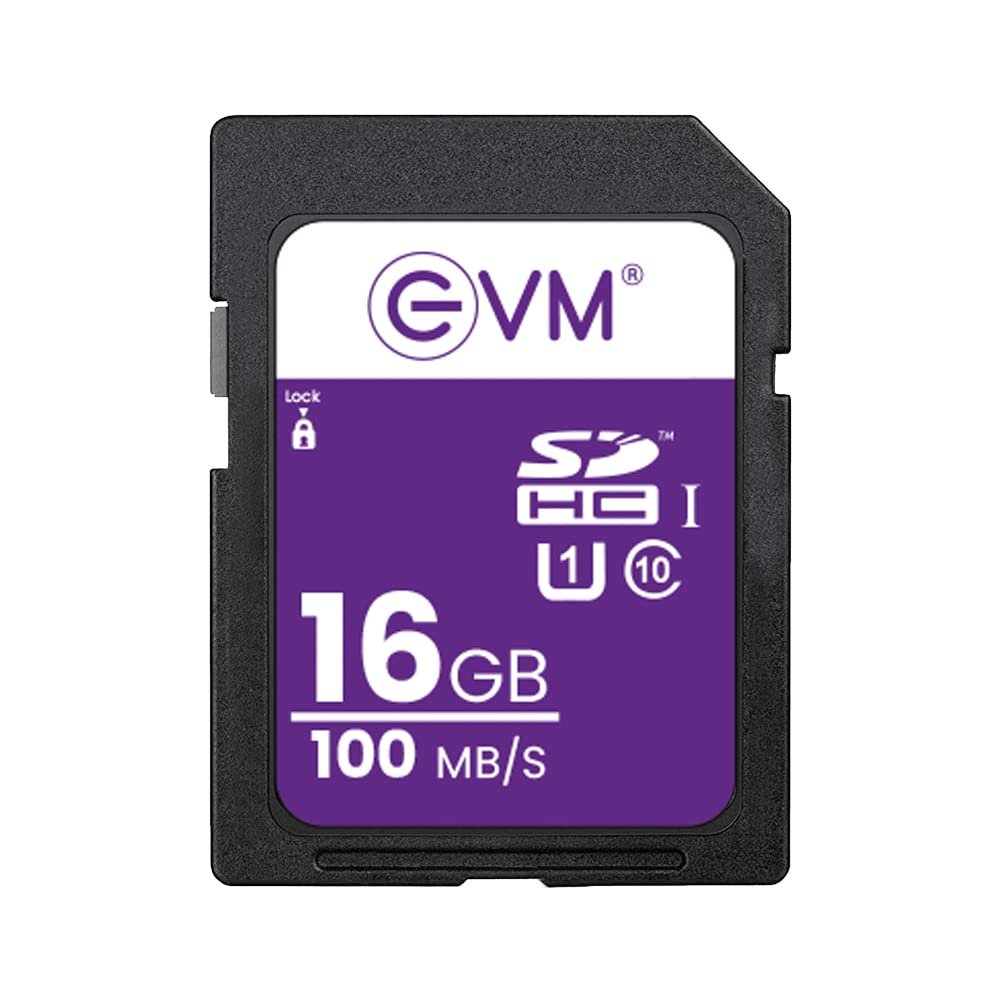 Card Micro SD EVM 16GB Class10 EVMTF/16GBCL10 | High Speed Class Rating, Read Speed 100MB/s, Write Speed 20Mb/s
