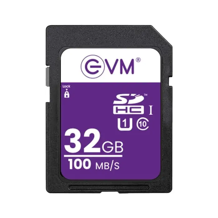 Card SD EVM 32GB Class10 EVMSD/32GB | SDHC Card Full HD Video,100MB/s Read Speed