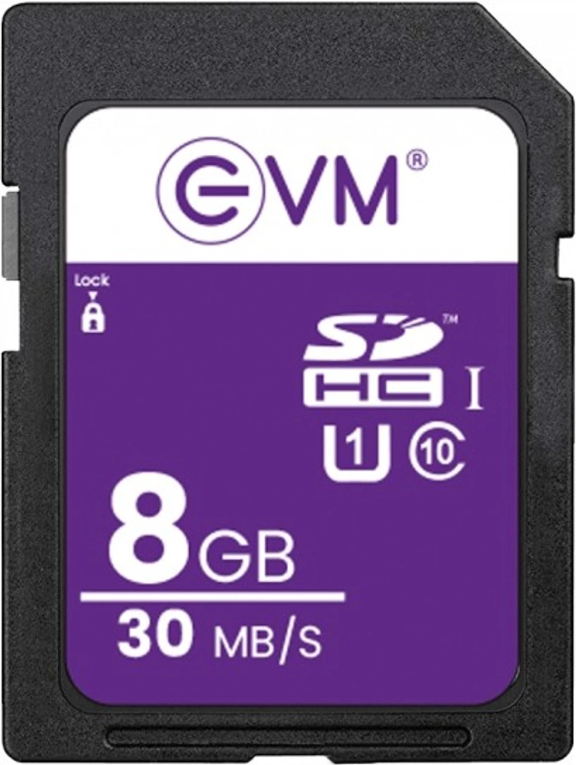 Card SD EVM 8GB Class10 EVMSD/8GB | SDHC Card Full HD Video, 30MB/s Read Speed