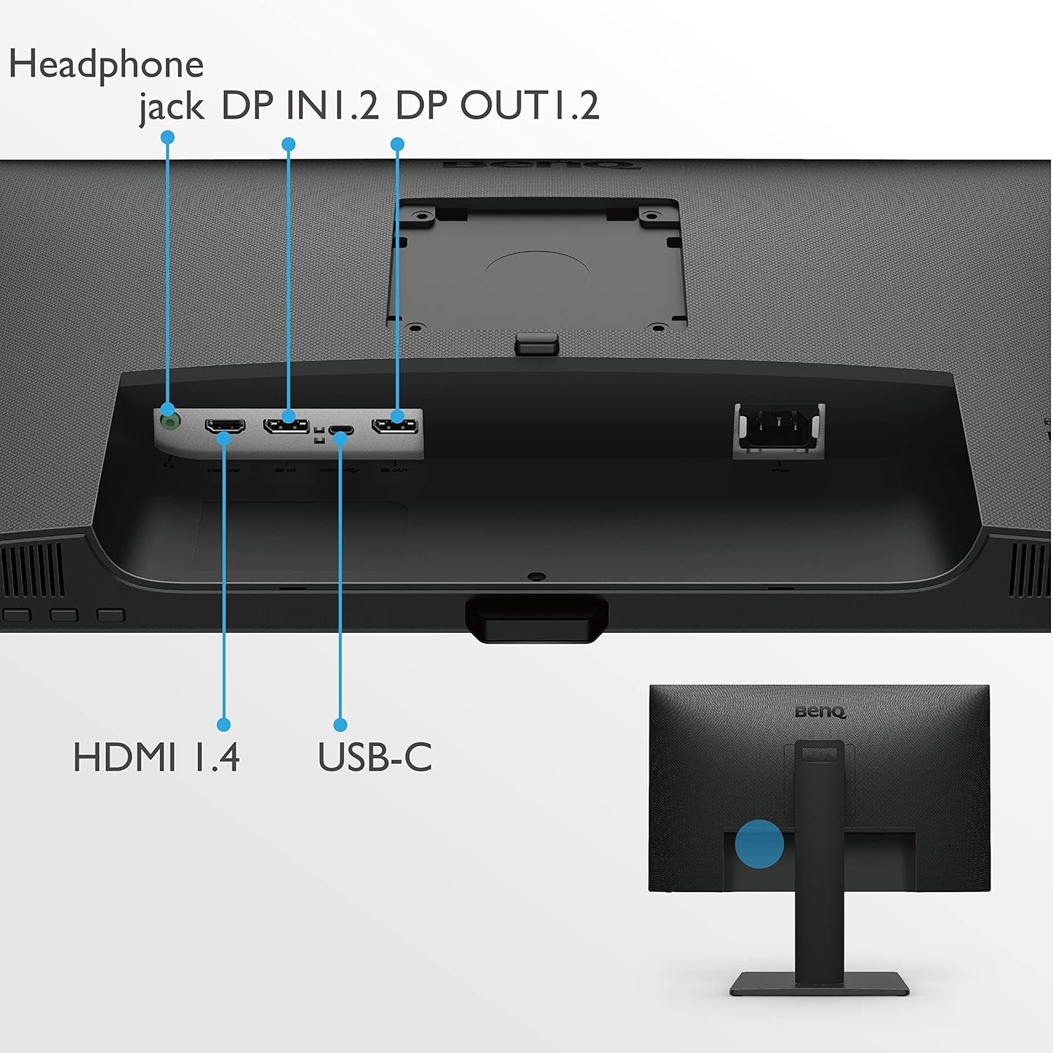 Monitor BenQ GW2785TC | 27 inch (68.58cm) IPS Full HD 75Hz Ultra-Slim Bezel Monitor with Height Adjustment, Eye Care, Brightness Intelligence, USB-C (PD 60W), HDMI, DP, Coding Mode, Daisy Chain, Built-in Speaker