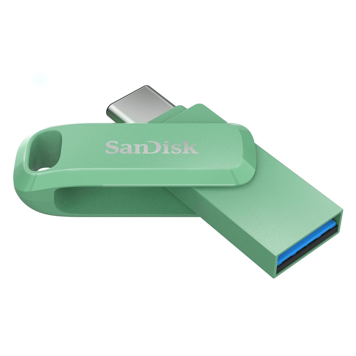 Pendrive Sandisk 64GB Ultra Dual Drive Go USB Type-C SDDDC3-064G-I46GPD | USB 3.2 Gen 1Interface, OTG, Upto 150MB/s Read Speed, Absinthe Green