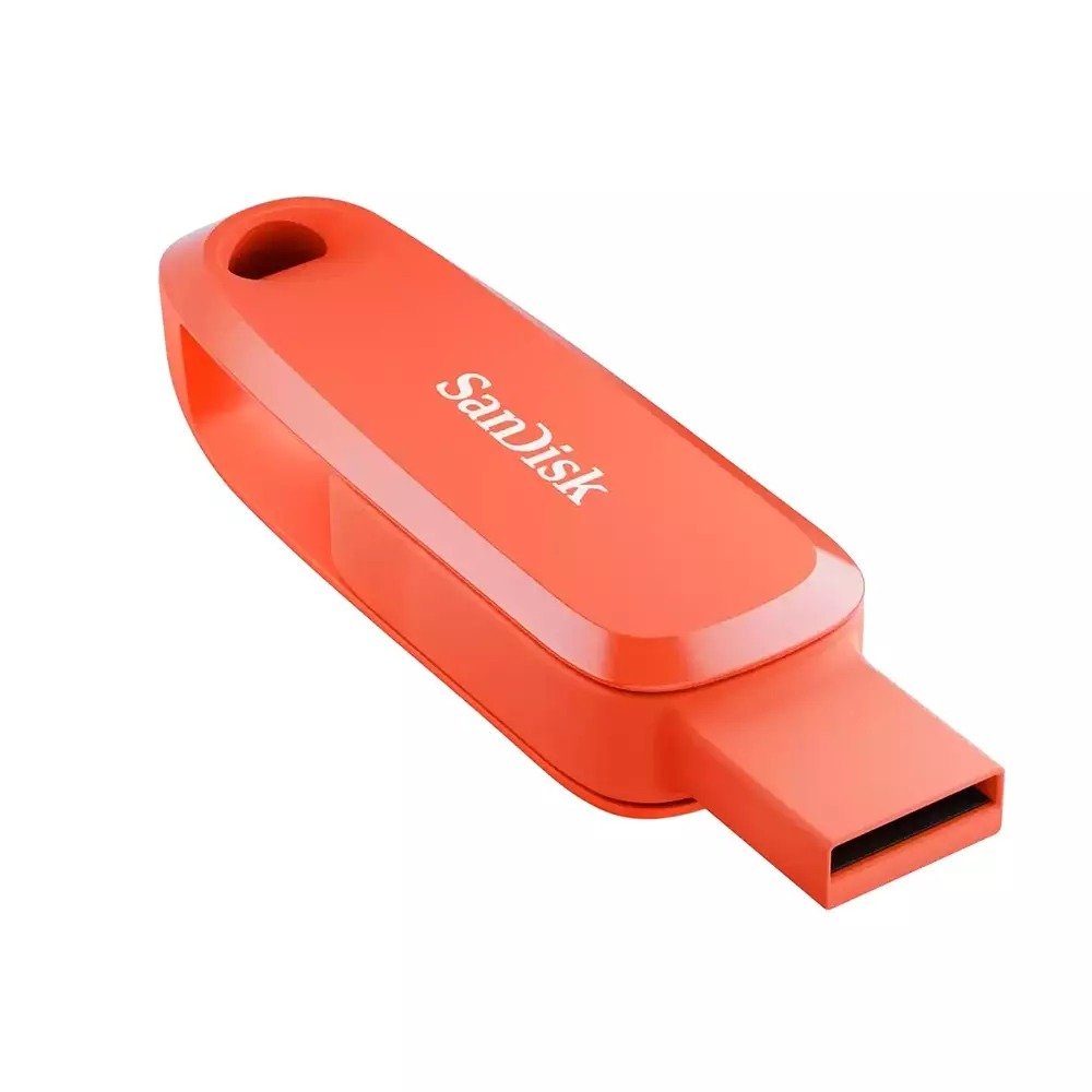 Pendrive SanDisk 2-in-1 USB 3.2 Gen 1 Mobile Pen Drive 64GB SDDDC6-064G- I46NO | USB Type-C & Type-A For Smartphones, Tablets & Computers, Nasturium Orange