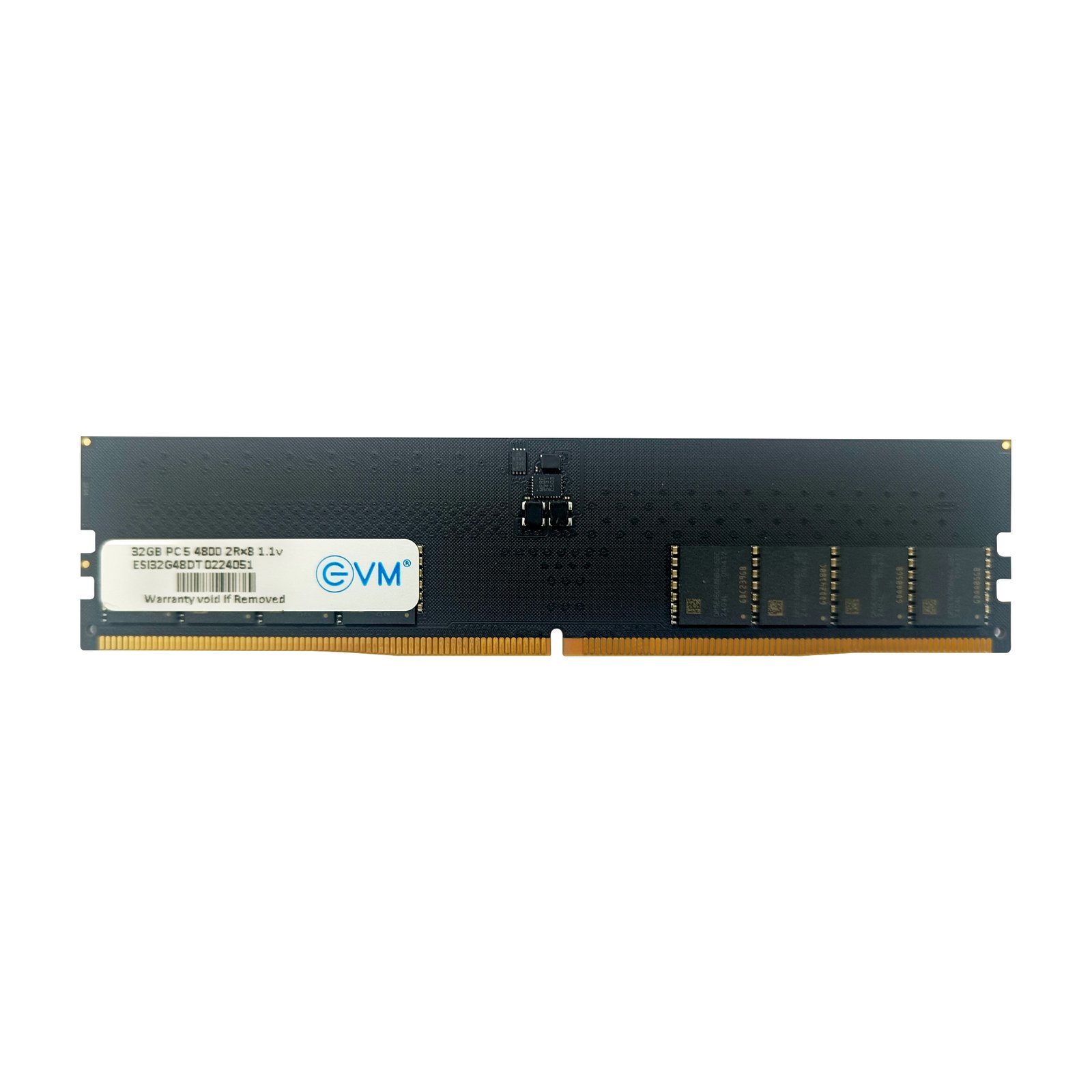 Ram EVM 32GB DDR5 4800MHZ Desktop EVMT32G4800U88P | High Speed Performance, Ideal For Gaming & Editing, Compatible With Intel, AMD & Mac Systems