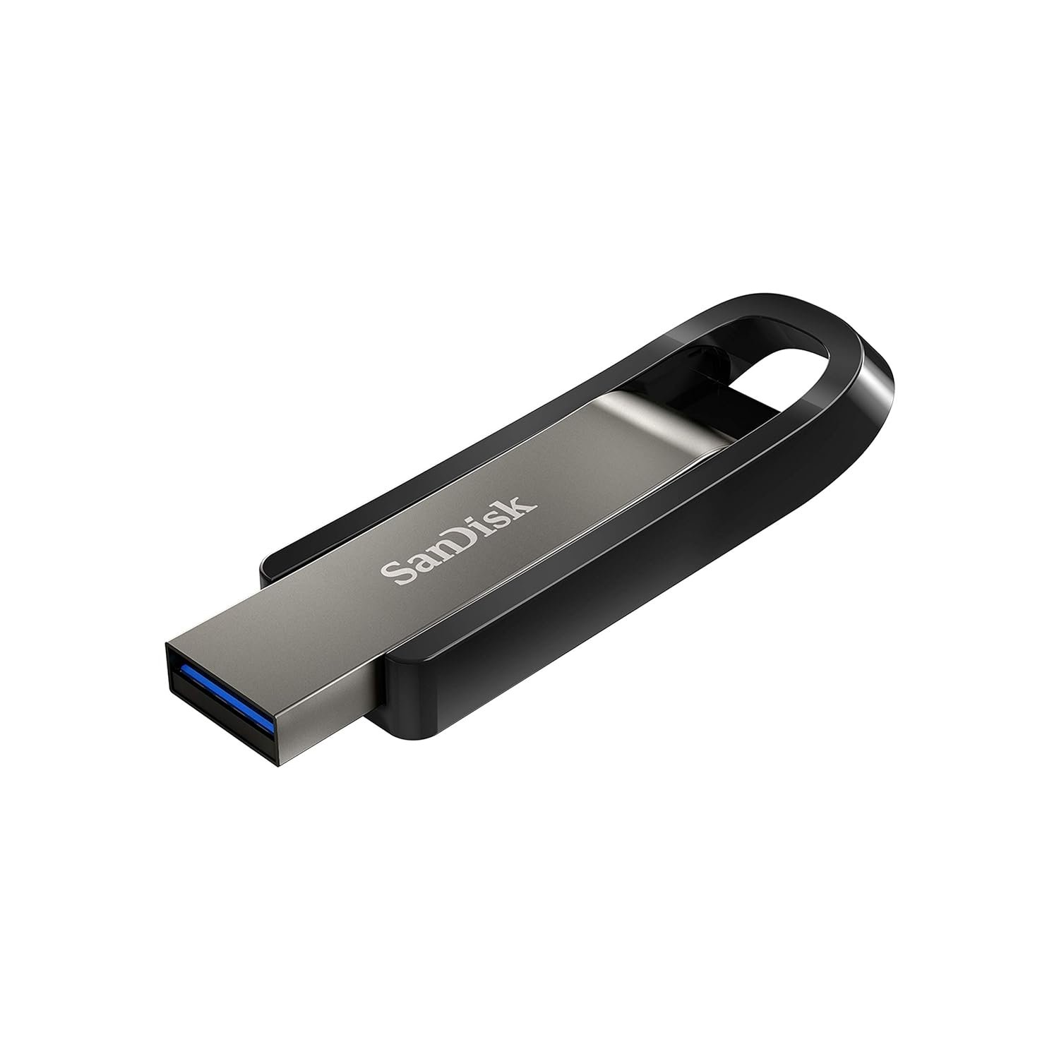 Pendrive Sandisk Extreme Go 128GB USB 3.2 Gen 1 SDCZ810-128G- G46 Flash Drive | Upto 400MBs Read & 240MB/s Write Speed, Silver Black