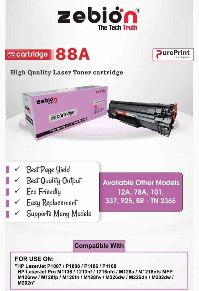 Toner Cartridge Zebion 88A