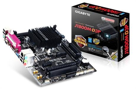 Motherboard Gigabyte Intel GA-J1800M-D3P | Motherboard with OnBoard Celeron Dual-Core 2.41Ghz Processor Micro ATX Form Factor, 2xDDR3 DIMM, 1xPCIe + 1xPCI slot, D-Sub, HDMI, GbE Lan, 1xParallel port, 1xUSB3.0 & Usb2.0x8ports, Support for Windows OS