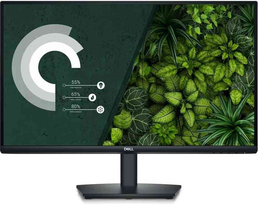 Monitor Dell 27" (68.58cm) E2724HS | LED-backlit LCD, Full HD (1080p) 1920 x 1080 at 60 Hz, Narrow bezel with built-in speakers, Anti-Glare, with HDMI, VGA Port, DP, VESA Mountable, Black