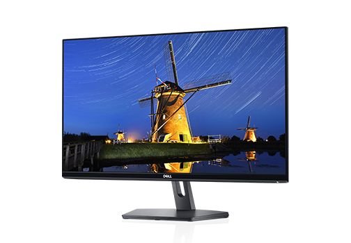 Monitor Dell 27 Inch (68.58 cm) SE2719H | Thin Bezel LED Monitor, Full HD, IPS Panel, 3 ms Response Time, 60 Hz Refresh Rate, VGA, HDMI Ports, Black