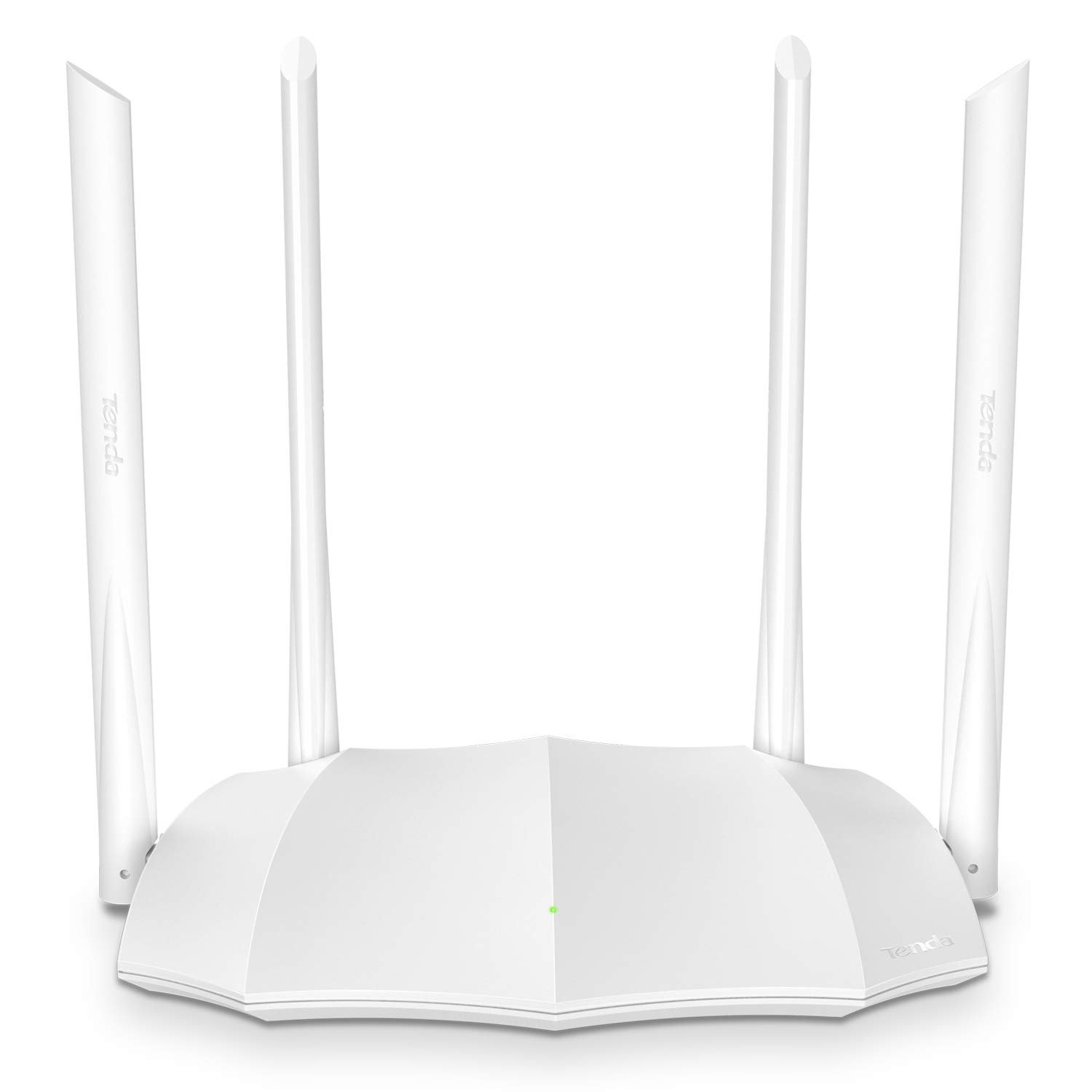 Router - Tenda TE-AC5 Smart Dual-Band AC1200 Gigabit WiFi Router with 4 External Antennas, Black