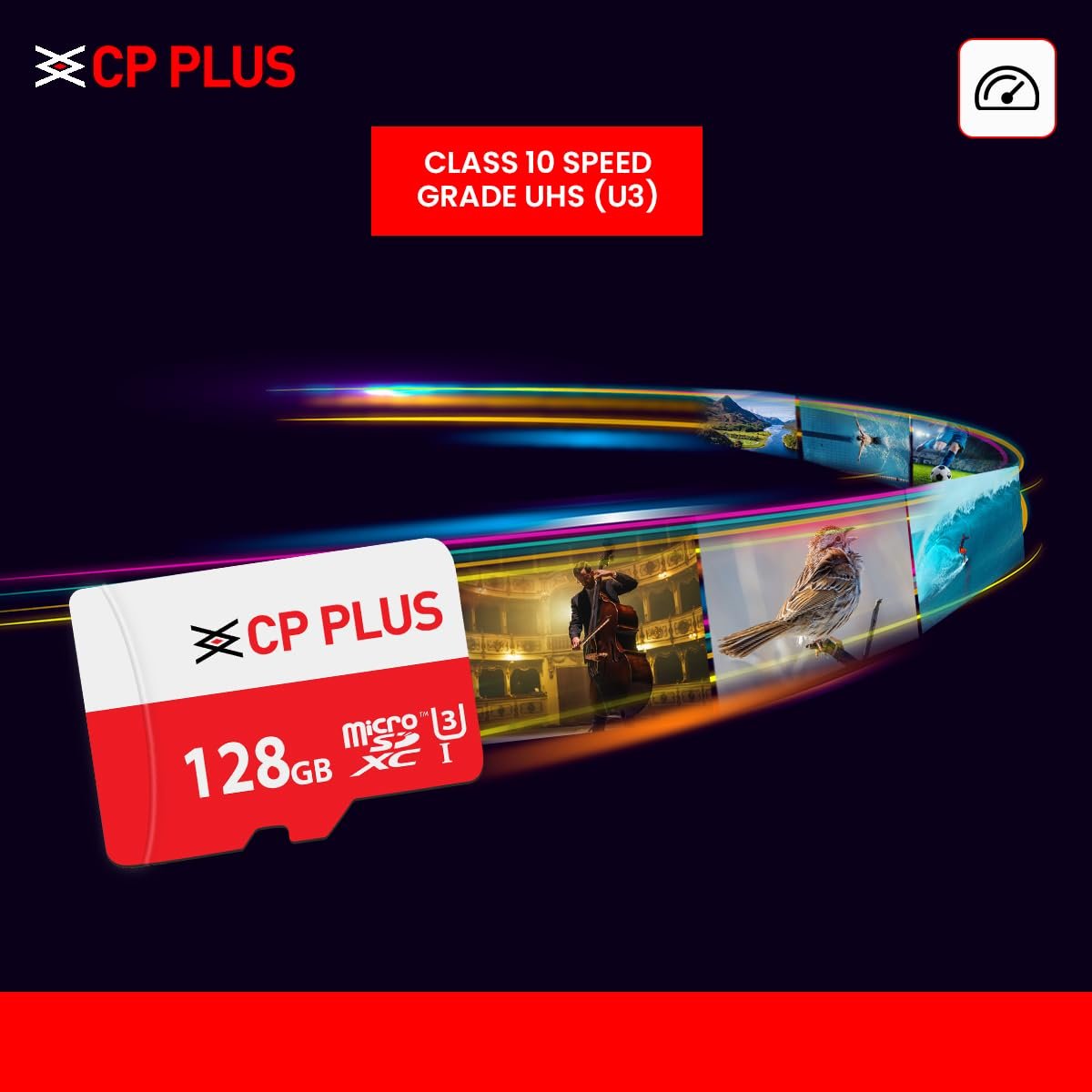 Memory Card CP Plus microSDXC 128GB Memory Card CP-UM128