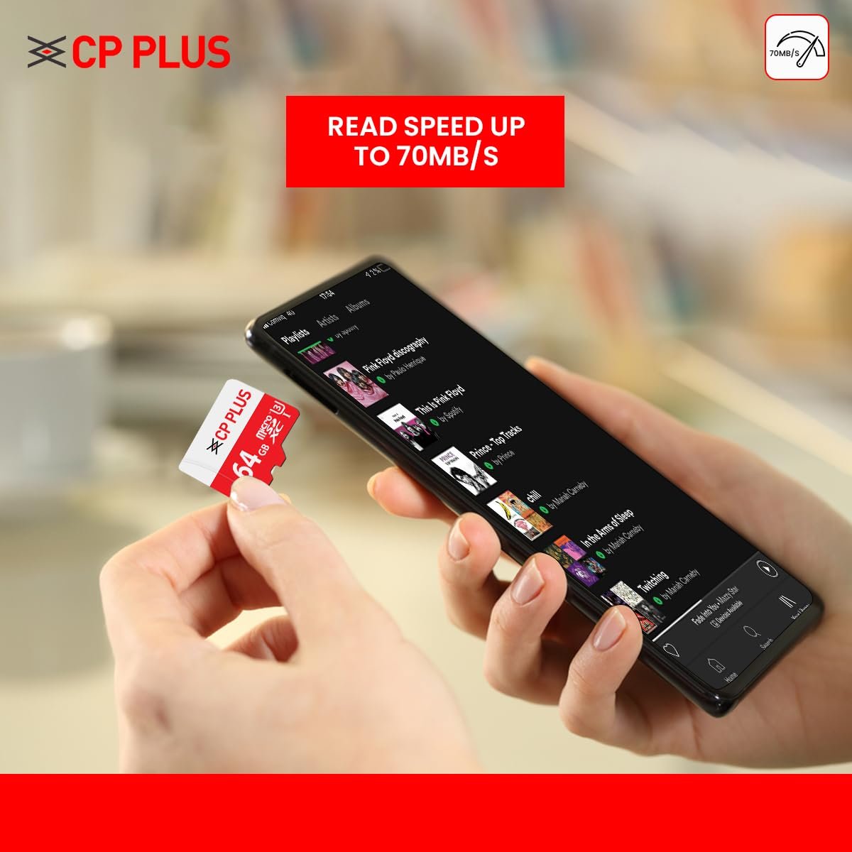 Memory Card CP Plus microSDXC 64GB Memory Card CP-UM64