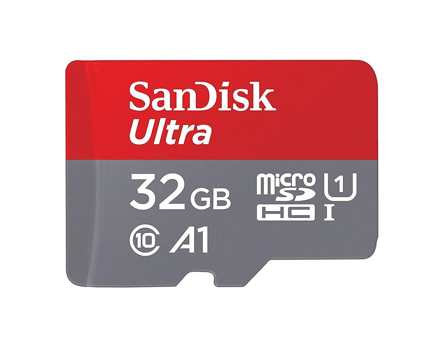 Card Micro SD SanDisk 32GB Ultra microSDHC UHS-I Memory Card - 98MB/s, C10, U1, A1, Full HD | SDSQUAR-032G-GN6MN