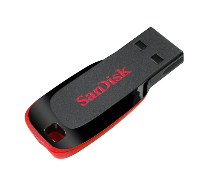 Pendrive Sandisk Cruzer Blade 128GB SDCZ50-128G-I35, USB 2.0, Flash Drive, Red