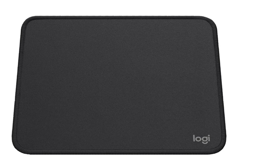 Pad Mouse Logitech Style GP-10077 | Rubber Non Woven Fabric Pad, Black