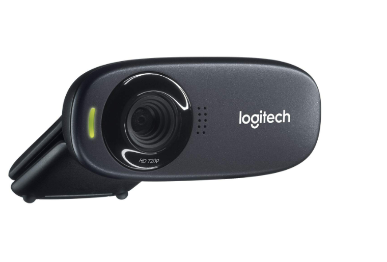 Webcam Logitech C310 Digital HD Webcam with Widescreen HD Video Calling, HD Light Correction, Noise-Reducing Mic, for Skype, FaceTime, Hangouts, WebEx, PC/Mac/Laptop/MacBook/Tablet - (Black, HD 720p/30fps)