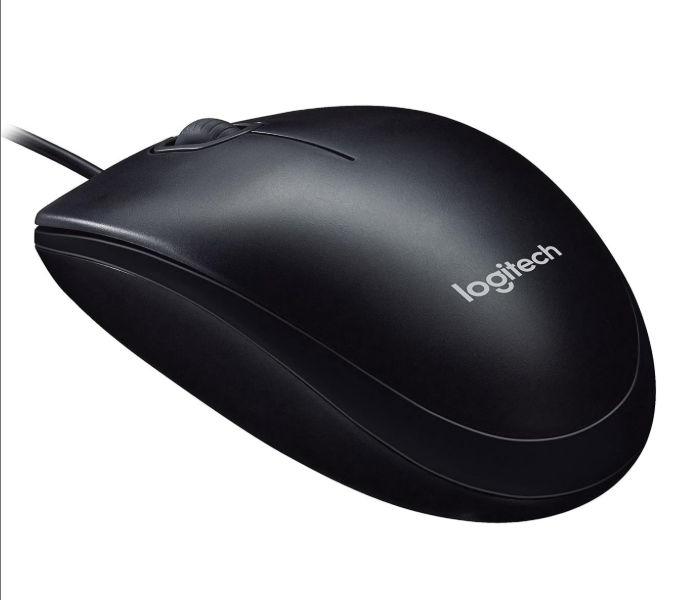 Mouse Logitech M90 Wired USB Mouse | 1000 DPI Optical Tracking, Ambidextrous PC / Mac / Laptop | Black