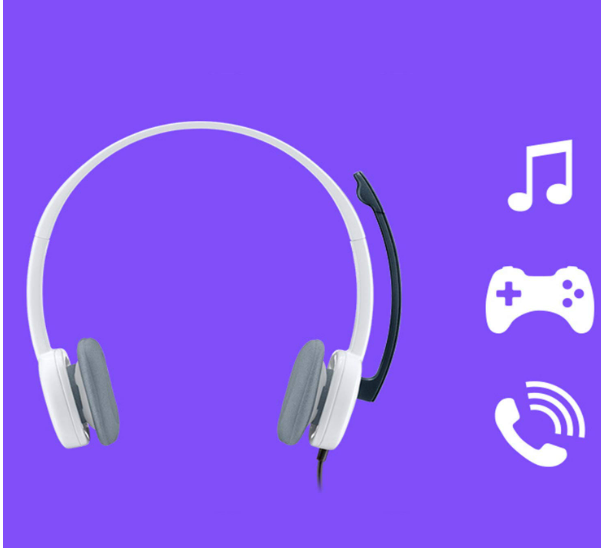 Headset Logitech Stereo H150 with Mic | White