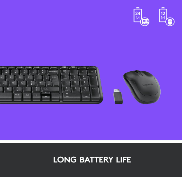 Keyboard Logitech Wireless Combo MK-240