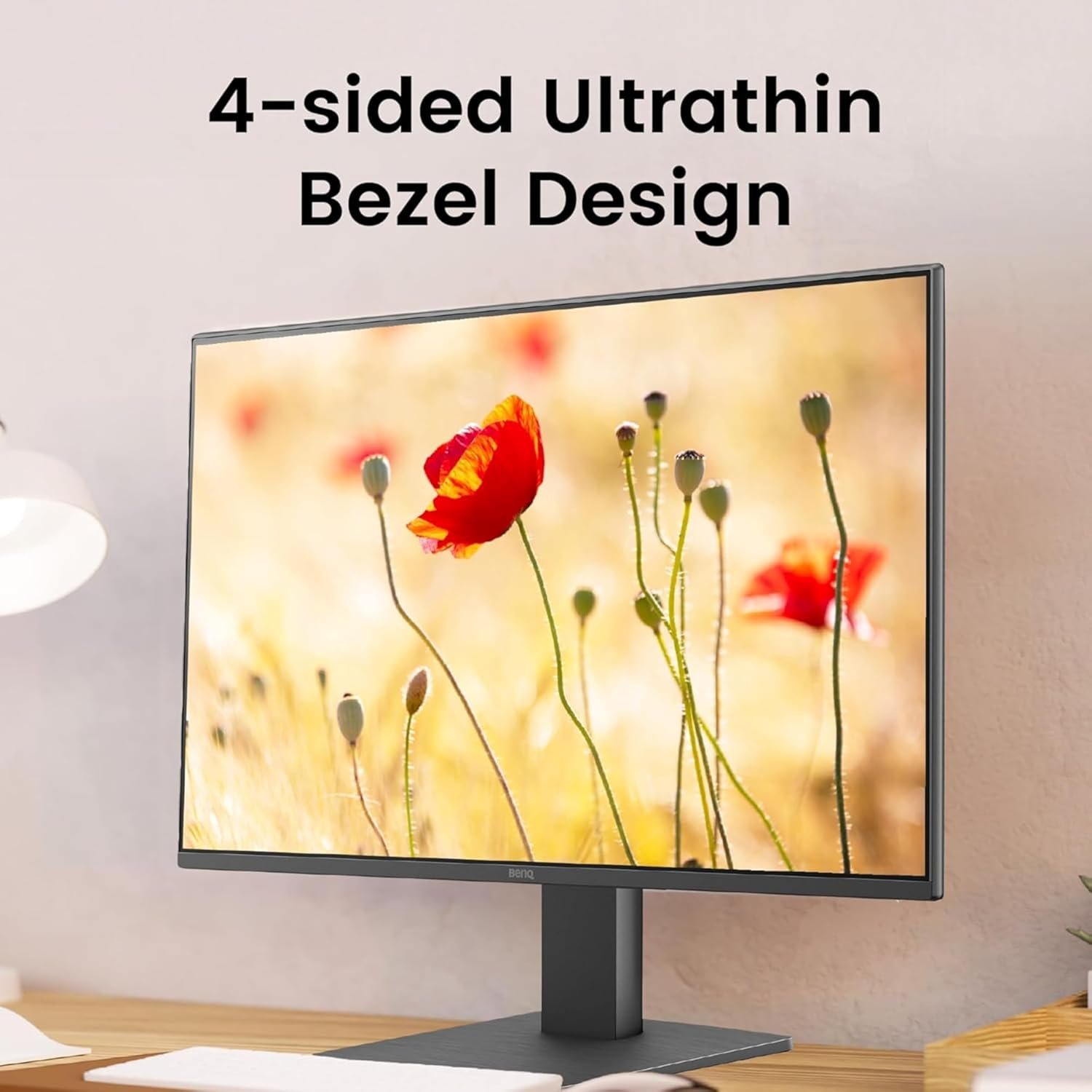 Monitor BenQ 27 Inch GW2791 | 1920 x 1080 FHD 100Hz IPS 250nits Eye Care 99% sRGB Monitor, HDMI & Display Port, Ultra Slim Bezel, TUV Certified, Flicker-Free, Low Blue Light Plus, Black