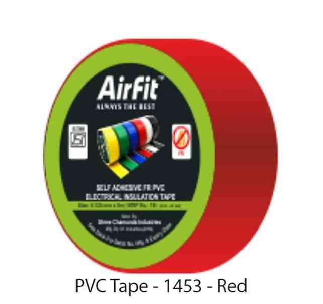 Wire Tape PVC AirFit AF-1453 Insulation Red, Size: 0.125mm x 16mm x 8mtr