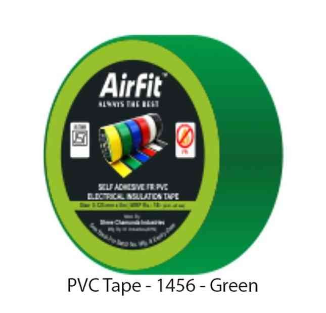 Wire Tape PVC AirFit AF-1456 Insulation Green, Size: 0.125mm x 16mm x 8mtr
