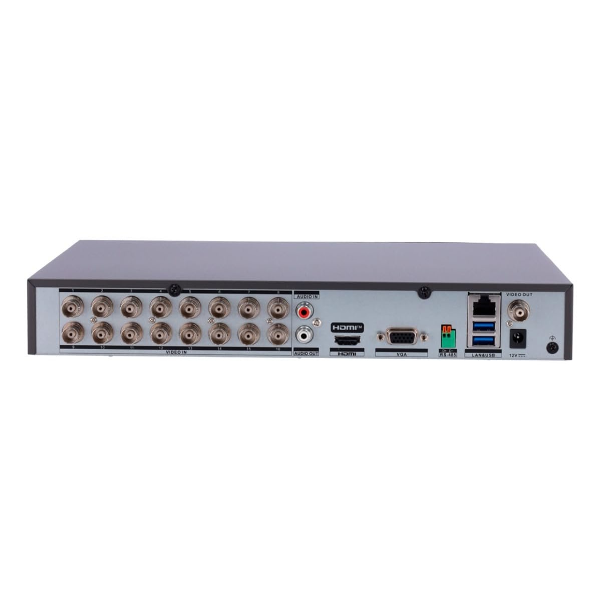 SDVR Hikvision IDS-7216HQHI-M1/XT | 16 Ch 5MP 1080P 1U H.265 AcuSense DVR, Human / Vehicle Analysis, Dual-Stream Support, 1 SATA Interface, HDMI / VGA Output, Black