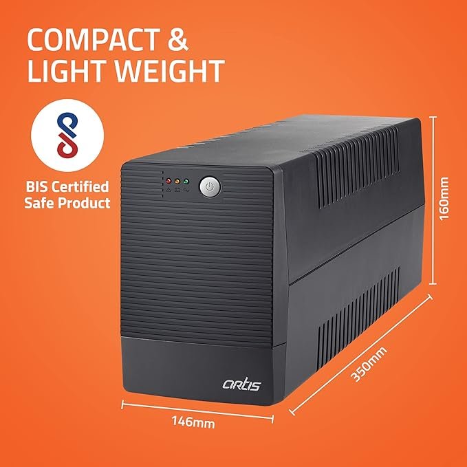 Ups Artis Powersafe 1500VA | Line Interactive UPS for Personal Computers