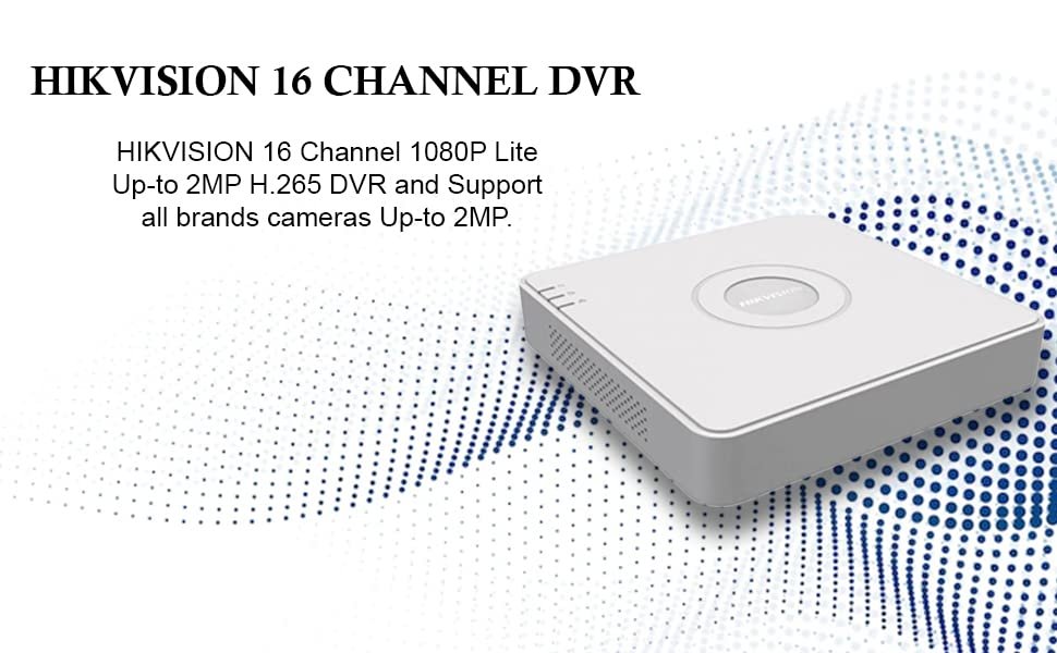 SDVR Hikvision Value Series DS-7116HGHI-K1 | 1080p Lite 2MP 16 channel Mini 1U H.265 DVR, Human / Vehicle Analysis, Dual Stream Support, 1 SATA interface, 2×USB 2.0, HDMI / VGA output