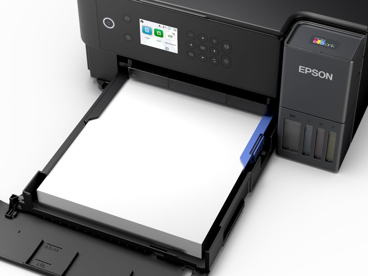 Printer Epson EcoTank L6360 | A4 Wi-Fi All-In-One MultiFunction InkJet Printer, Print, Scan, Copy, Auto-Duplex Print, Compact EcoTank Design, Black