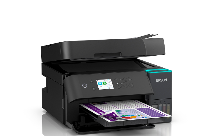 Printer Epson EcoTank L6370 | A4 Wi-Fi Duplex All-in-One MultiFunction Ink Tank Printer, Print, Scan, Copy with ADF, Compact EcoTank Design, Duplex Print & Scan, Black