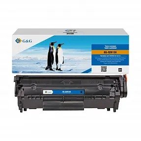 Toner Cartridge G & G 12A (NT-PH2612U-JJ) | Compatible With HP LaserJet Q2612A/ FX9/ FX10/ CRG303/ CRG104/ CRG703/ CRG304/ 1010/ 1012/ 1015/ 1018/ 1020/ 1022/ 1022n/ 1022nw/ 3015/ 3020/ 3030/ 3050/ 3052/ 3055/ M1005 MFP/ M1300 MFP/ 1319f MFP