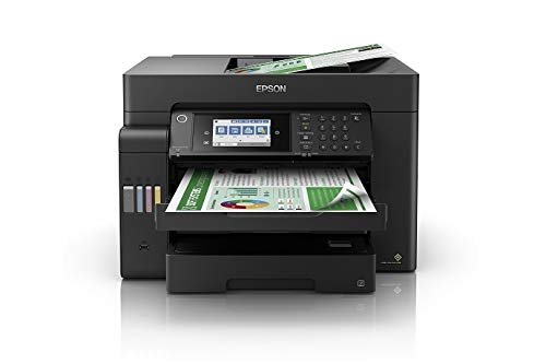 Printer Epson EcoTank L15150 A3 Wi-Fi Duplex All-in-One Ink Tank Printer,  Print, Scan, Copy, Fax, ADF, Auto Duplex, WiFi, Network A3 Printer, Black,