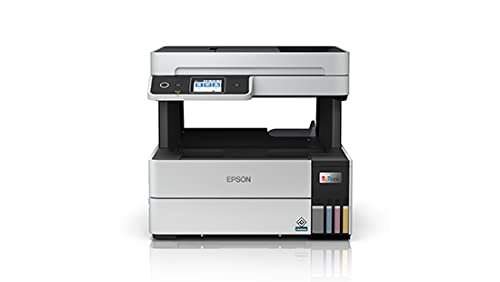 Printer Epson Network Ink Tank L6490 | Multi-function WiFi Color Printer, Print, Scan, Copy, Fax, ADF, Auto Duplex, Printer Colour: White & Black