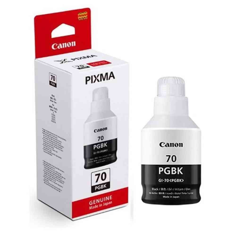 Canon Ink Bottle Pixma GI-70 PGBK Black | Compatible with Canon G6070 and G5070 Series