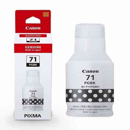Ink Bottle Canon GI-71 Pigment Black | Compatible with Canon G1020 / G2020 / G2021 / G2060 / G3020 / G3021 / G3060 / G1737 / G2770 / G3770 / G4770 / G1730 / G2730 / G3730