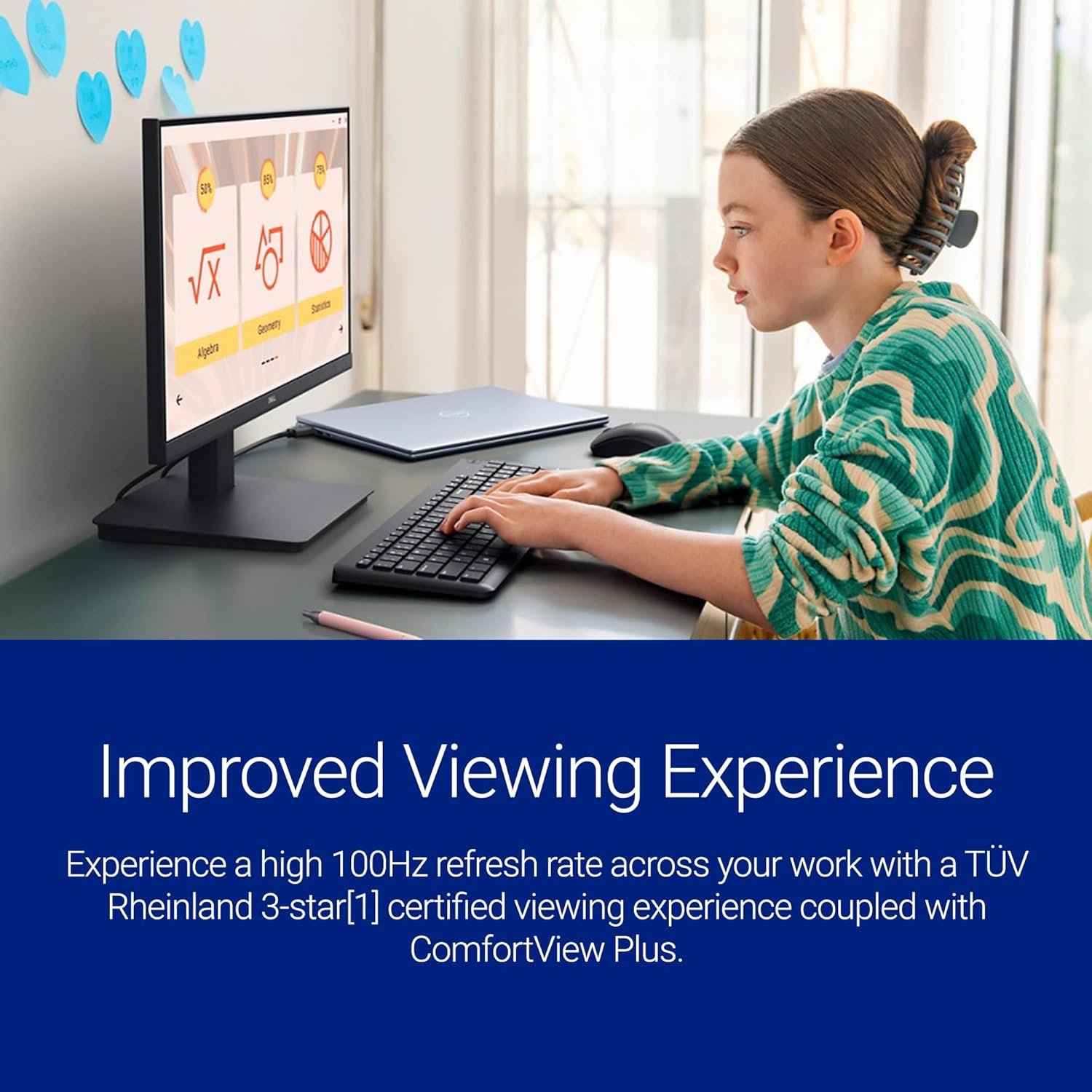 Monitor Dell 22" SE2225HM | FHD (1920×1080), 100Hz, 5ms, VA panel, 3000:1 contrast, HDMI & VGA ports, tilt-adjustable, wall-mountable, metal stand | Black
