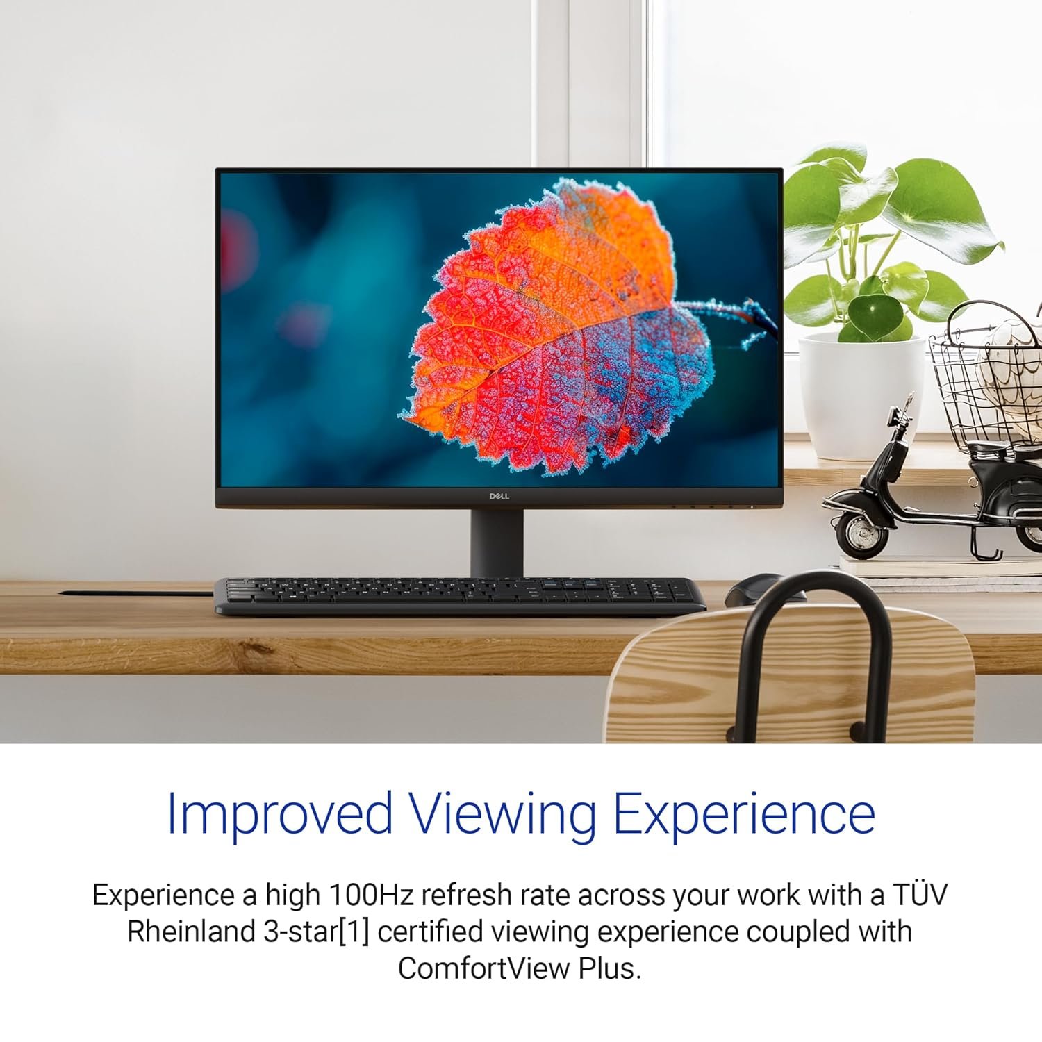 Monitor Dell 27 Inch (68.58cm) SE2725HM | FHD (1920 × 1080),100Hz, IPS Panel, Aspect Ratio 16:9, Contrast Ratio 1,000:1, 250 cd/m2 Brightness, Ports 1x HDMI, 1x VGA, Tilt, VESA 100mm x 100mm Mountable, Black