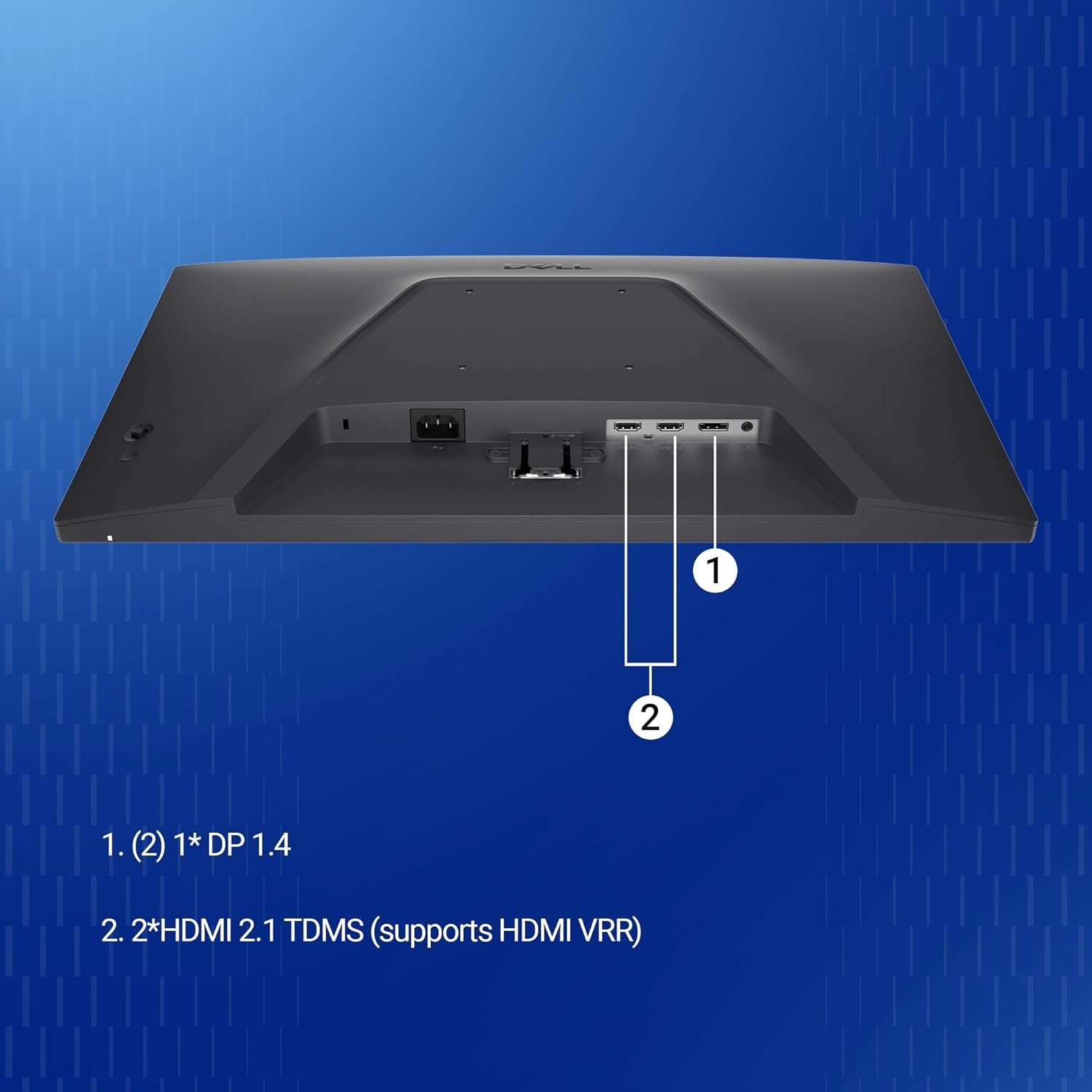 Monitor Dell 24 Inch (60.45cm) FHD IPS Gaming SE2425HG | Full HD (1920 × 1080) Resolution, 200 Hz Refresh Rate, Tilt, 16:9 Aspect Ratio, 16.7 Million Colors, 2 HDMI Ports, 1 DisplayPort 1.4 Port, Black