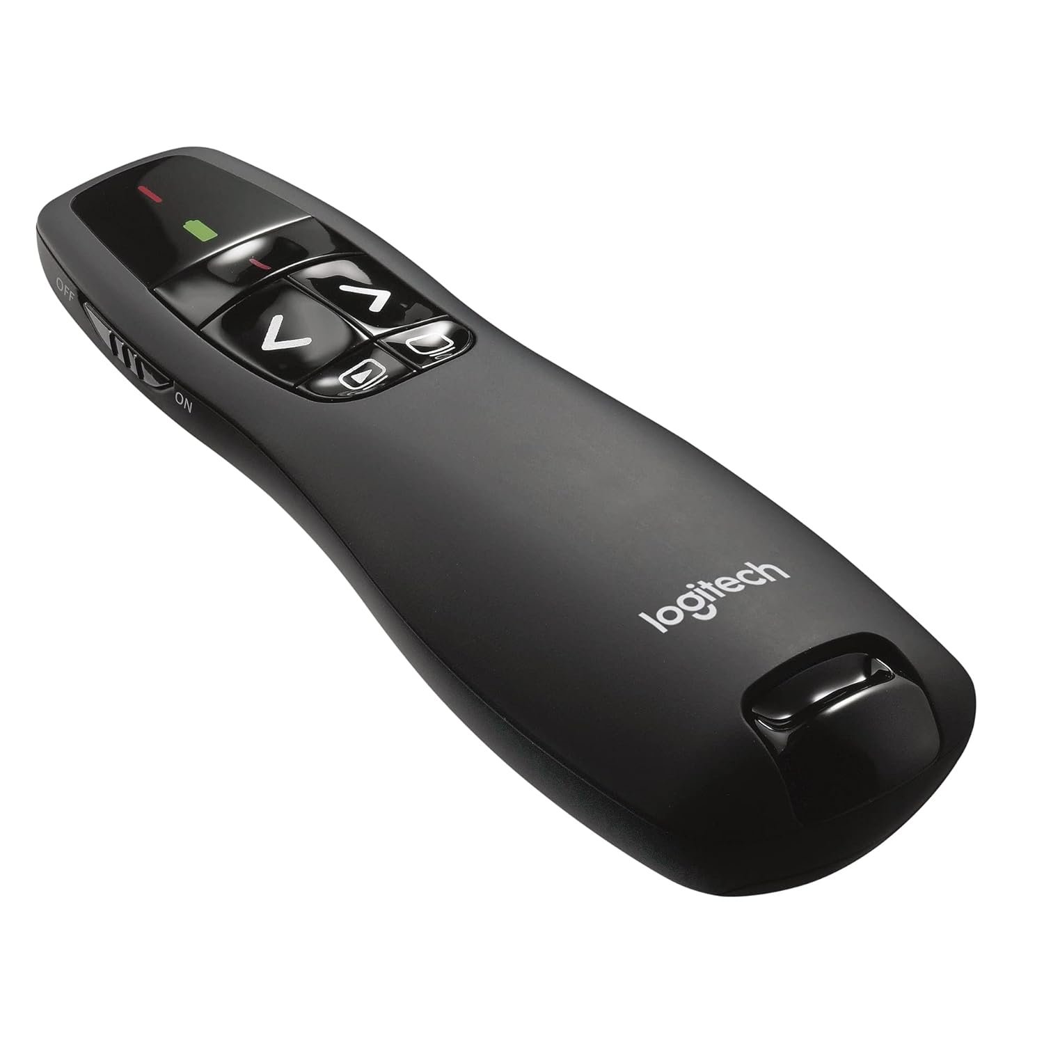 Presenter Logitech R400 | Wireless Laser Remote for Presentation, 50-foot 15-meter range, Compatible with Windows Vista, Windows 7, Windows 8, Windows 10 or later (Color: Black)
