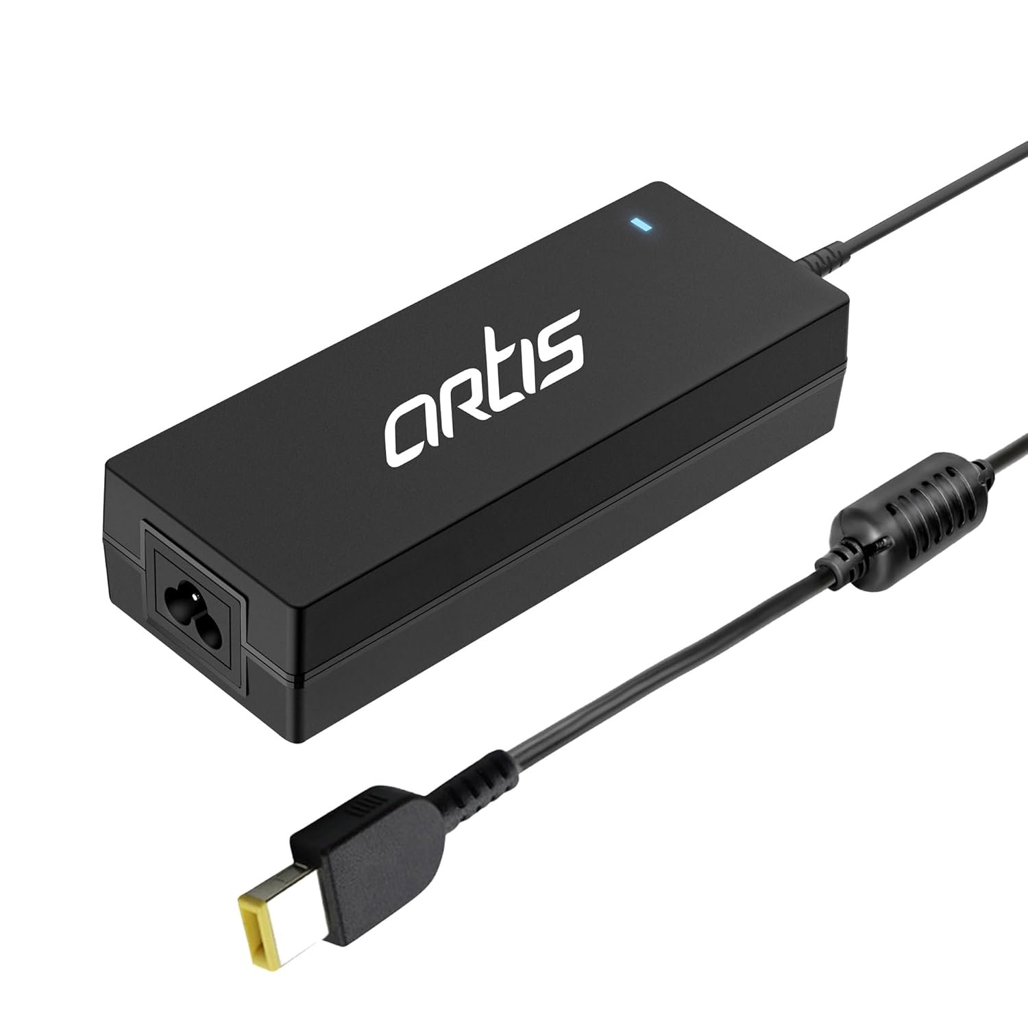 Adapter Artis AR1205 | 135 Watt Laptop Charger without Power Cord, Compatible with Lenovo Laptops, 20V/6.75A, Pin: USB, (BIS Certified), Black