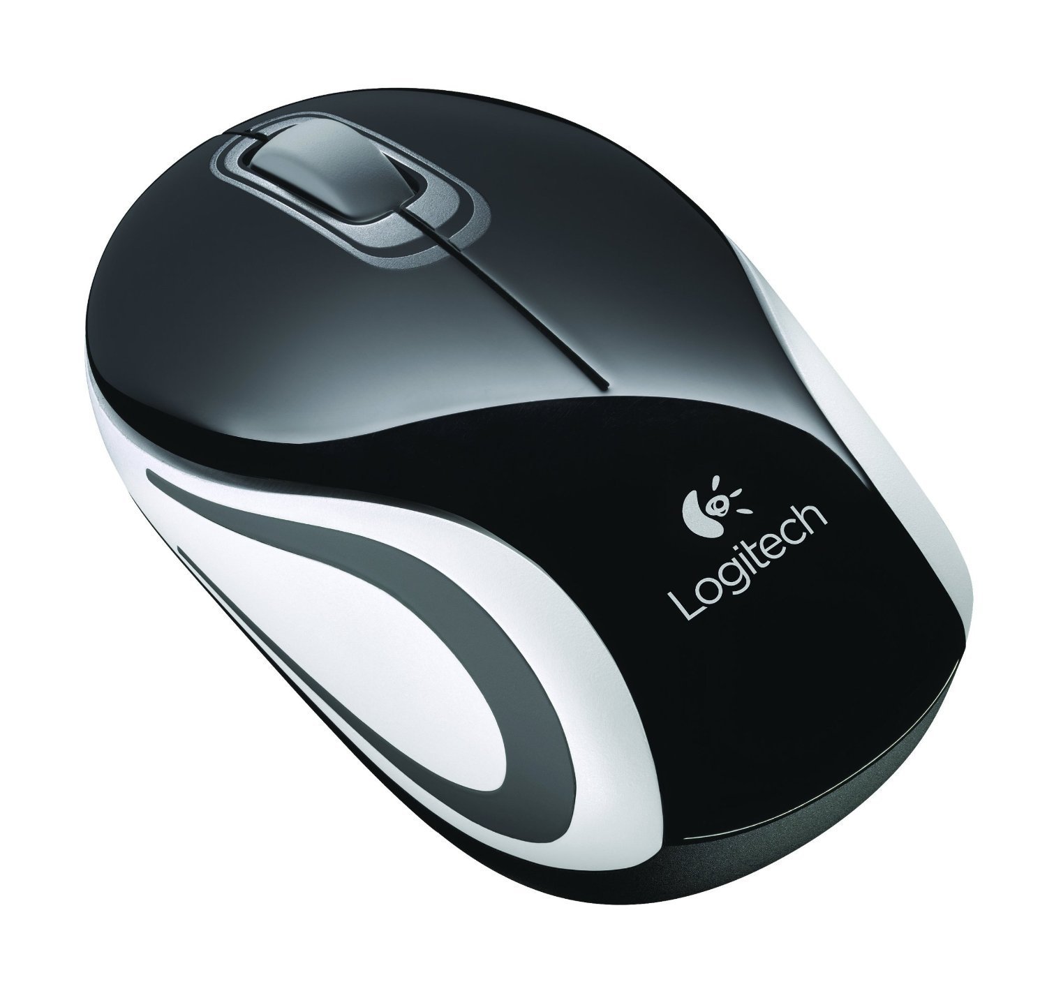 Mouse Logitech M187 Ultra Portable Mini Wireless, 2.4 GHz with USB Receiver, 1000 DPI Optical Tracking, 3-Buttons, PC/Mac/Laptop | Black