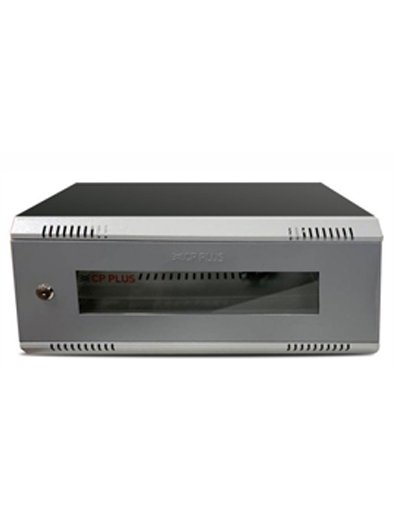 Rack CP Plus CP-HA-RK4535VW-2U-T | 2U DVR/ NVR Rack, Server Rack + Transparent Glass Door + Wall Mount + Metal Box - Modular (Value Series), No Need To Assemble, Ready To Use, Dark Grey