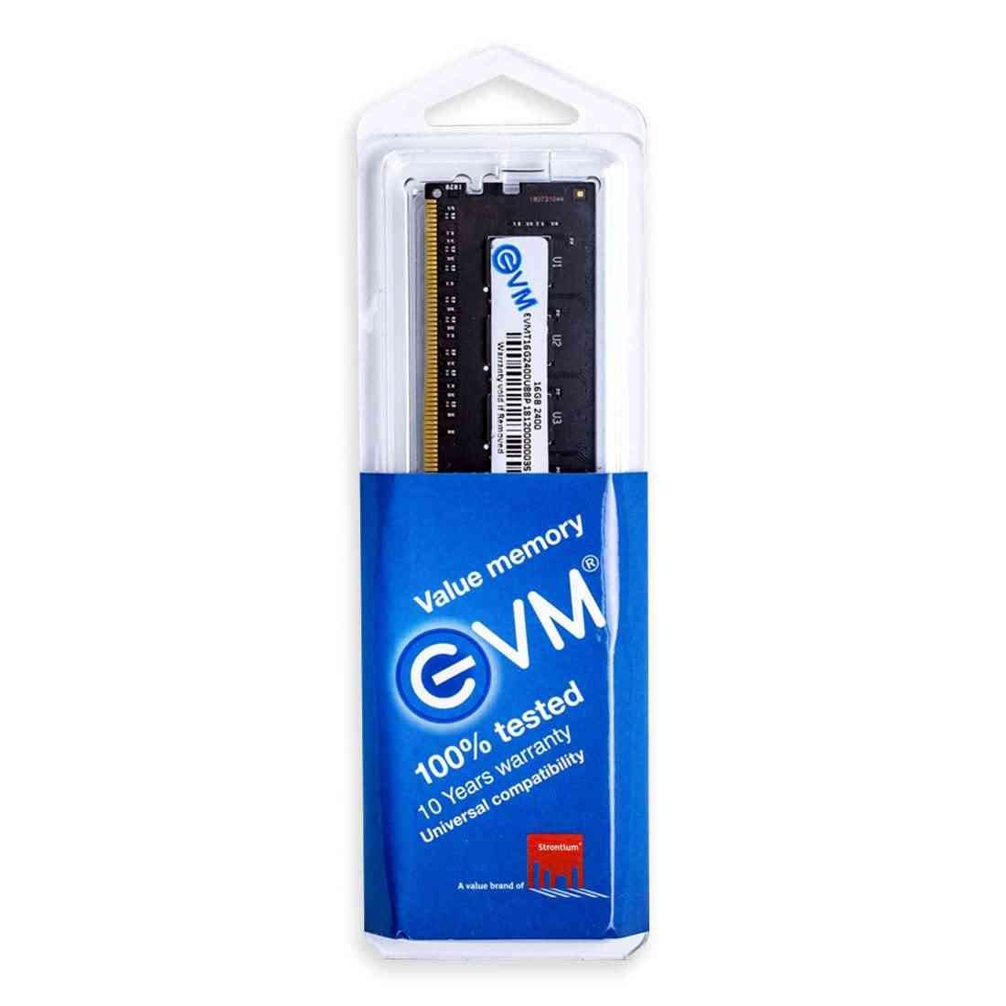 Ram EVM 16GB DDR4 2400MHZ Desktop EVMT16G2400U88P | Long-DIMM - Update Your Desktop's Performance