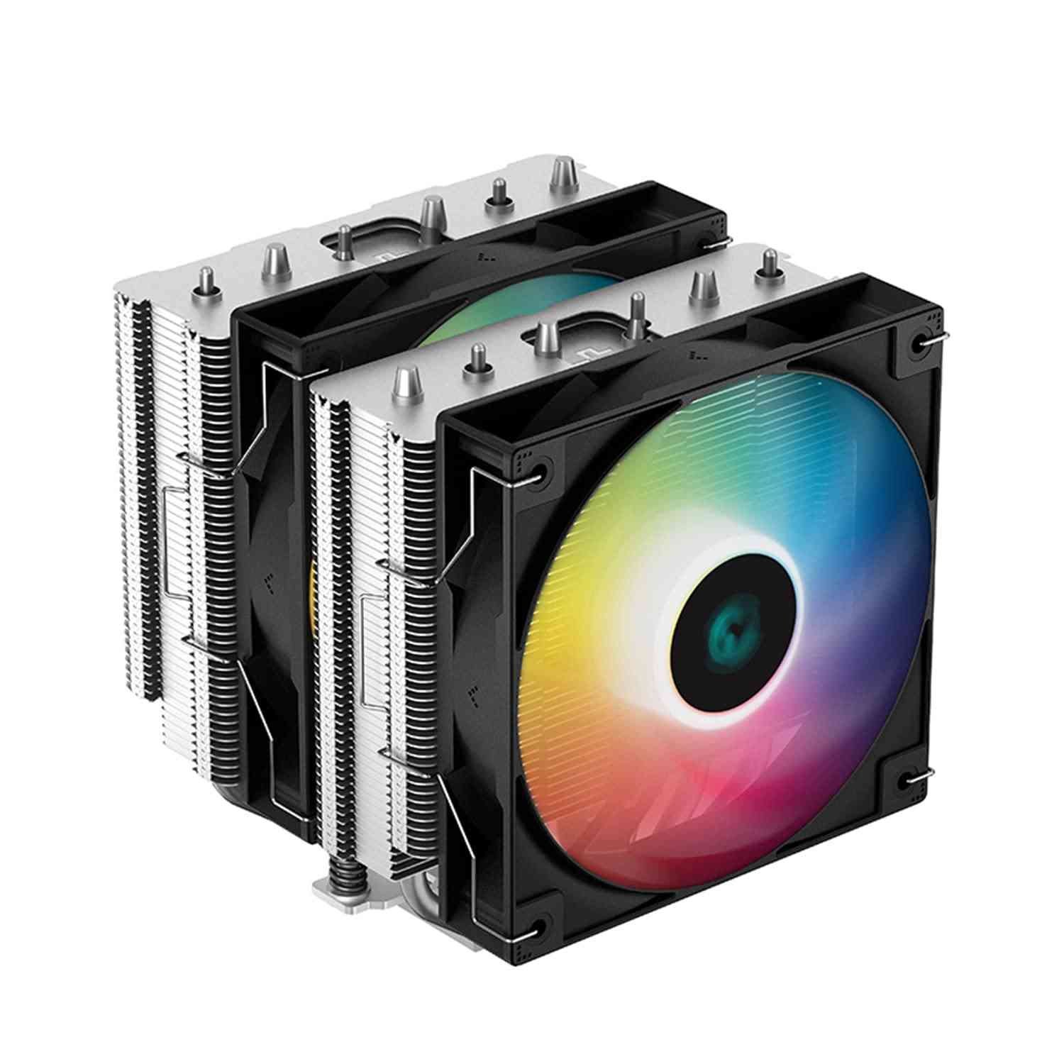 Cooling Fan Deepcool AG620 R-AG620-BKANMN-G-1 | Dual-Tower CPU Air Cooler, 120mm Fan, Supports Intel LGA2066 / 2011-v3 / 2011 / 1700 / 1200 / 1151 / 1150 / 1155 and AMD AM5 / AM4, For Gaming PC, Black
