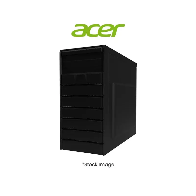 Desktop Acer Veriton M200-P500 (UD.305SI.0DV) | AMD Ryzen 3 5300G, 8GB DDR4 RAM, 512GB SSD, eShell, DOS, Integrated AMD Graphics, Wired USB Keyboard & Mouse, 21.5" EK220QJ0BI Monitor, Black