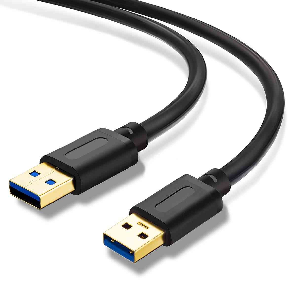 Cable Dier Berlin USB 2.0 Male To Male 1.5M | Gold Plated Connectors, Fully Compatible With All USB B Port Scanner or Printer, 1 Year Warranty, Black