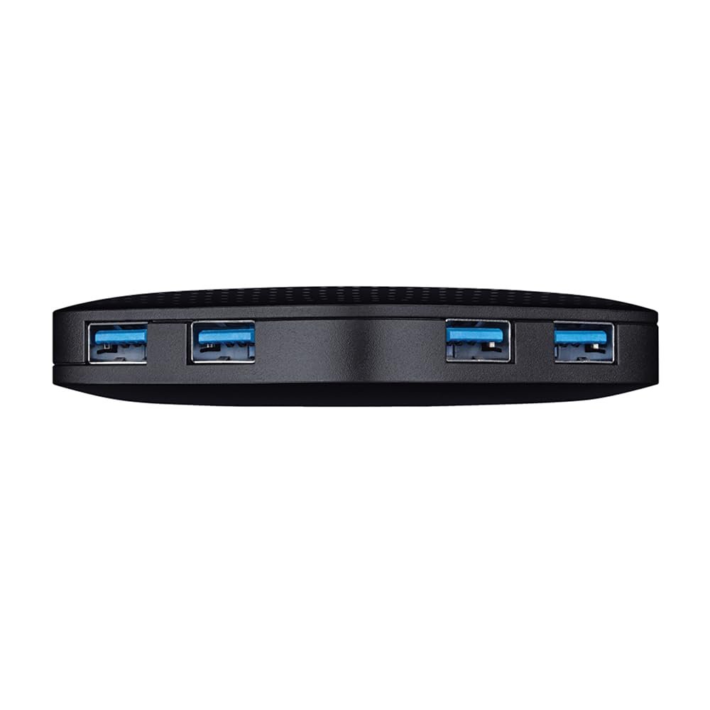 Cable Hub TP-Link UH400 | USB 3.0 4-Port Portable Hub, For Mac, iMac, MacBook Pro Air, Ultrabooks, Tablet, Laptop & Any PC, Windows, Mac OS X & Linux Systems, Built-in USB Connector Cable, Ultra Compact & Foldable Design, Black