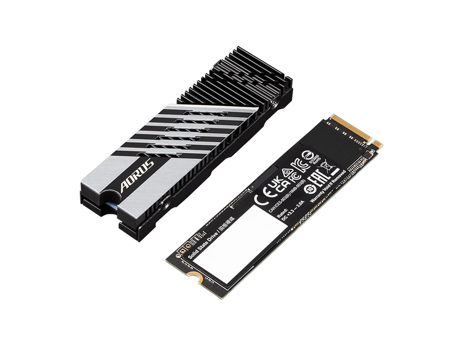 Harddisk Gigabyte AORUS Gen4 7300 1TB SSD | NVMe 1.4 M.2 2280, PCIe 4.0 x4, 7300MB/s Read, 6000MB/s Write, High-speed storage for gaming & content creation